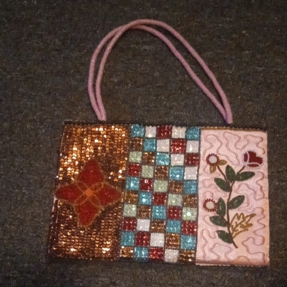 Colorful Sequin Tote Bag